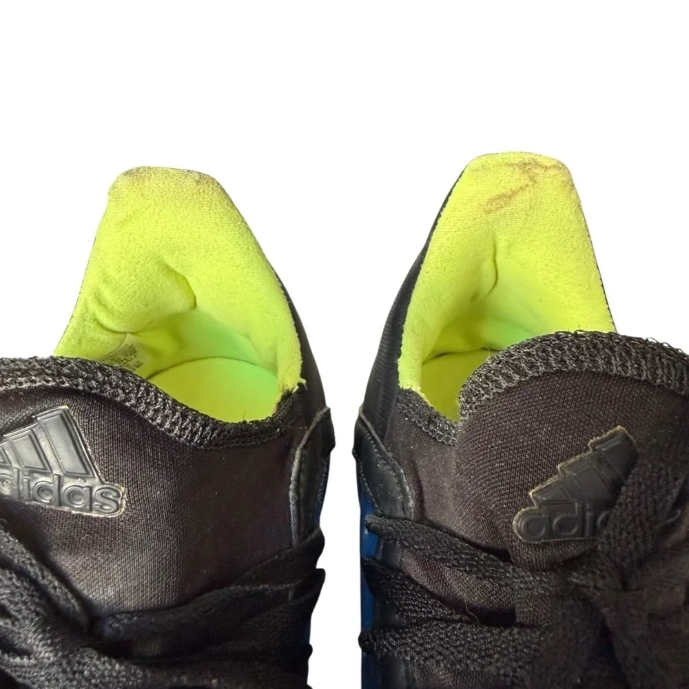 Adidas X 18.3 FG Soccer Cleats Men’s 5 Blue Black Yellow Striped Athletic Shoes